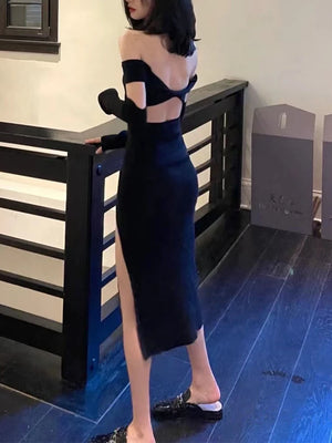 Off The Shoulder Cut Out Dress