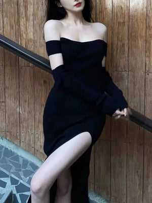 Off The Shoulder Cut Out Dress