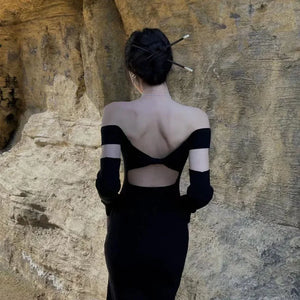 Off The Shoulder Cut Out Dress