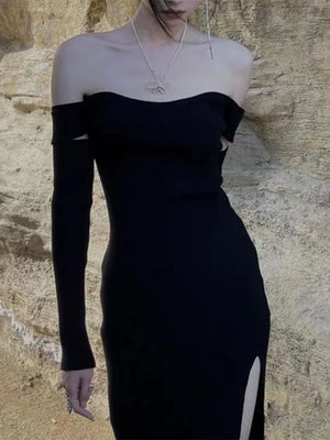 Off The Shoulder Cut Out Dress