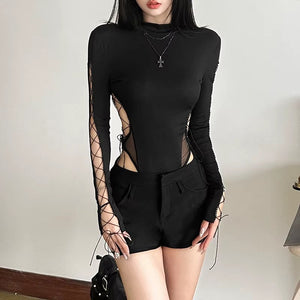 One-Piece Bodysuit Cut Out