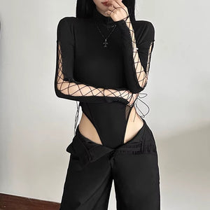 One-Piece Bodysuit Cut Out