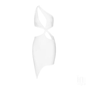 One Shoulder Dress with Cut Out