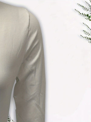 One-Shoulder White Bodysuit