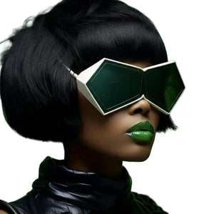 One Single Glass Sunglasses Cyberpunk