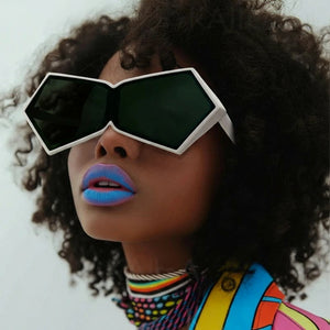 One Single Glass Sunglasses Cyberpunk