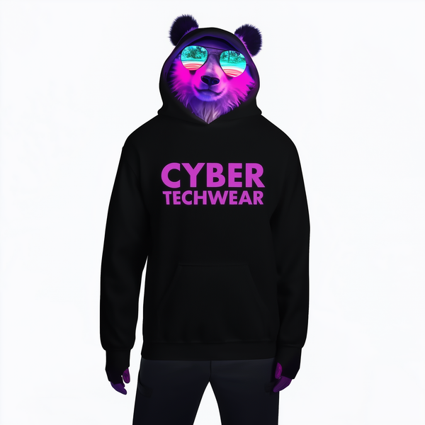 Cyberpunk Hoodie Panda