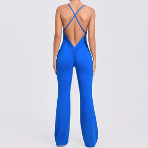 Open Back Womens Unitard