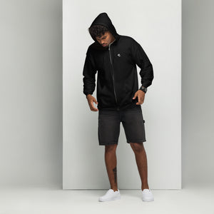 Original Black Zip Up Hoodie
