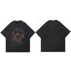 Oversize Graffiti Y2K Shirt