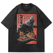 Camisetas gráficas oversize de Hip Hop Y2K