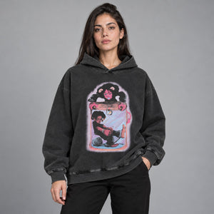 Oversize Streetwear Y2k Hoodie – worn by a woman