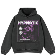 Sweat à capuche surdimensionné Y2K Anime