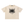 Light Apricot oversized graphic tee laid flat, front view of the black spiked print on the cream fabric