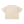 Back of the Light Apricot acid wash tee laid flat, plain back with dropped shoulders and wide sleeves