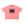 Pink oversized acid wash graphic tee laid flat, front view with the black thorn artwork on the chest
