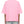 Back view of the Pink oversized tee on a model with light jeans, plain back and dropped shoulder seams