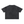 Back of the Black acid wash tee laid flat, plain faded back with dropped shoulders and short boxy sleeves