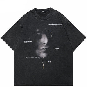 Oversized Aesthetic Y2K Graphic Tee