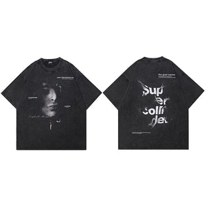 Oversized Aesthetic Y2K Graphic Tee