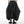 OverSized Black Goth Skirt