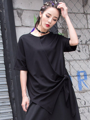 Oversized Black T Shirt Women
