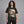 Oversized Black Y2K Shirt – worn by a woman