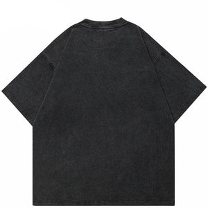 Oversized Black Y2K Shirt