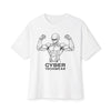 Oversized Cyber Tshirt White Gym
