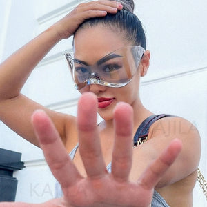 Oversized Cyberpunk Sunglasses