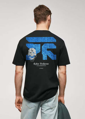 Oversized Design Gym Shirt