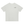 Lysegrå oversized T-shirt lagt fladt, set forfra med dropped shoulders og lille sort CYBER-tryk