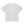 Bagsiden af den lysegrå T-shirt med dropped shoulders lagt fladt, enkel bagside med lige kant og korte ærmer
