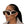 Oversized One-Piece Cyberpunk Sunglasses - product view on white background