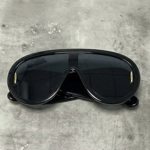 Oversized One-Piece Cyberpunk Sunglasses