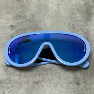 Oversized One-Piece Cyberpunk Sunglasses