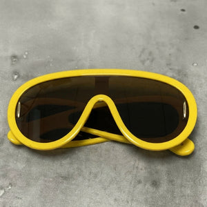 Oversized One-Piece Cyberpunk Sunglasses