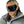 Oversized Rectangle Cyberpunk Sunglasses - product view on white background