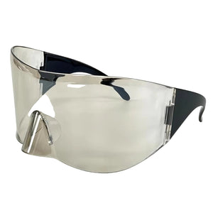 Oversized Rectangle Cyberpunk Sunglasses