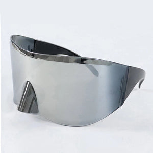Oversized Rectangle Cyberpunk Sunglasses