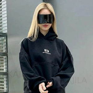 Oversized Rectangle Cyberpunk Sunglasses