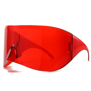Oversized Rectangle Cyberpunk Sunglasses