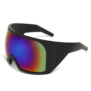 Oversized Shield Cyberpunk Sunglasses