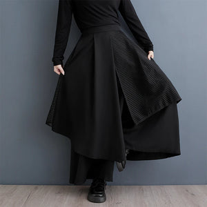 Oversized Skirt Pants Pleated