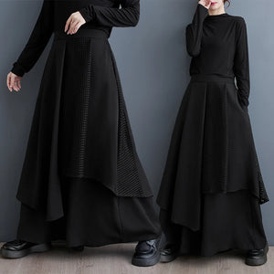 Oversized Skirt Pants Pleated