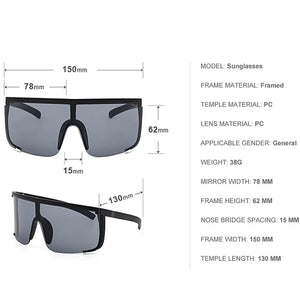 Oversized Sports Cyberpunk Glasses