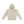 Apricot oversized graphic hoodie laid flat with the hood up, front view of the small black logo and kangaroo pocket