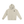 Apricot hoodie shown flat in a clean front view, hood standing up, black chest logo and wide kangaroo pocket