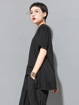 Oversized T Shirt For Women Black