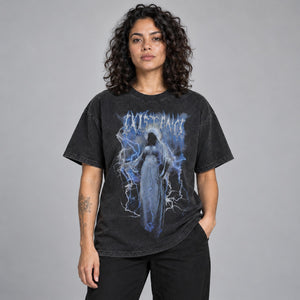 Oversized Vintage Y2K Graphic Tees – worn by a woman